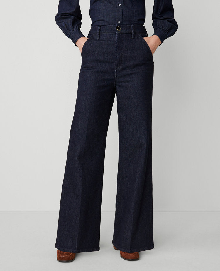 The Petite Denim Trouser