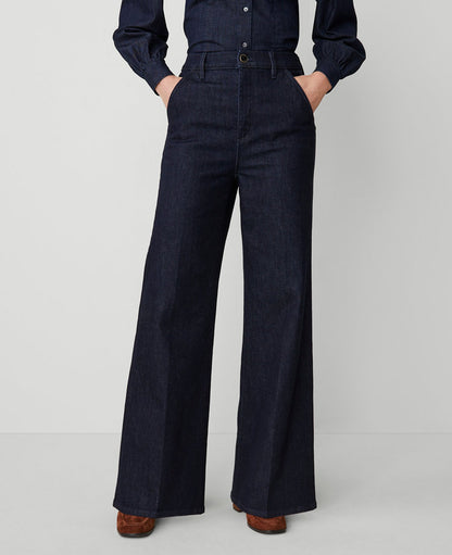 The Petite Denim Trouser