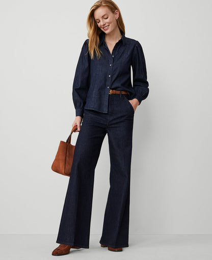 The Petite Denim Trouser