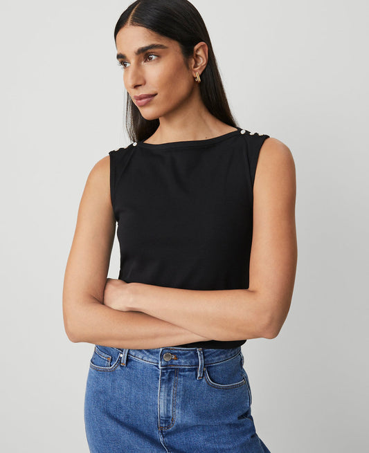 Pearlized Snap Shoulder Shell