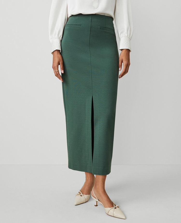 Ponte Pocket Maxi Skirt
