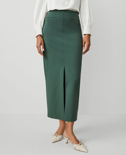 Ponte Pocket Maxi Skirt