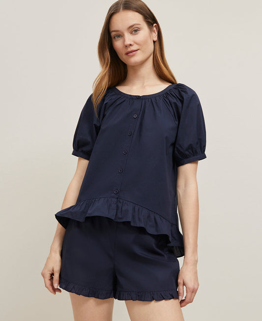 Ruffled Pajama Set
