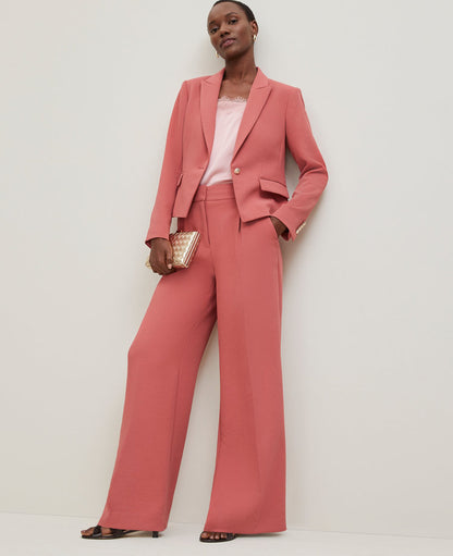 The Wide-Leg Pant in Crinkle Crepe