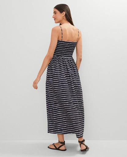 Weekend Collection Striped Flare Dress