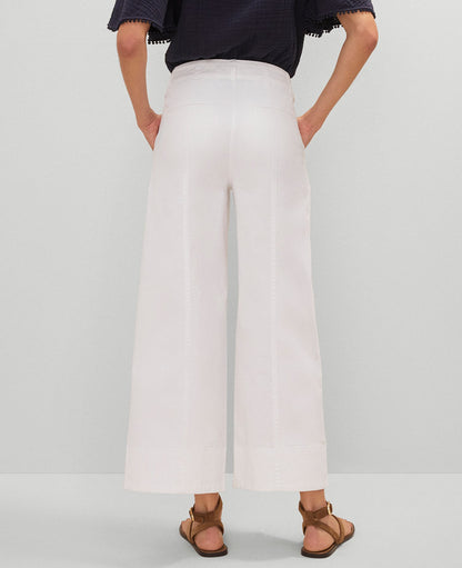 Weekend Collection Wide-Leg Ankle Pant