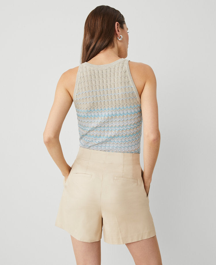 The Pleated Short in Sateen