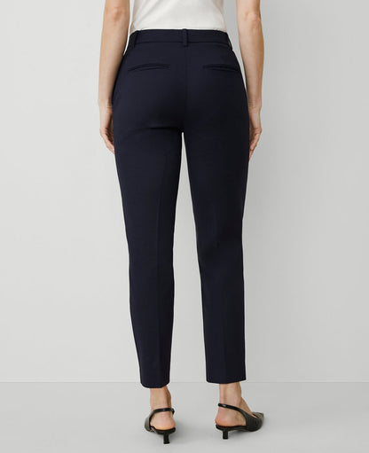 The High Rise Everyday Ankle Pant in Stretch Cotton - Curvy Fit