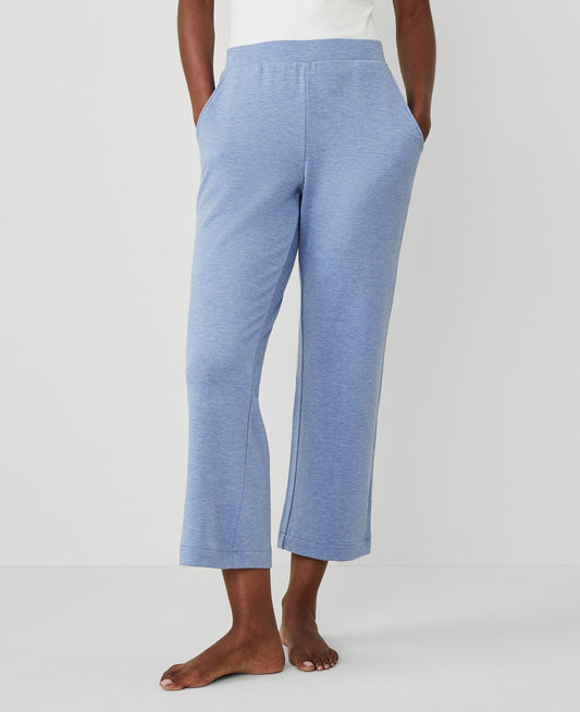 Heathered  Wide Leg Lounge Pant