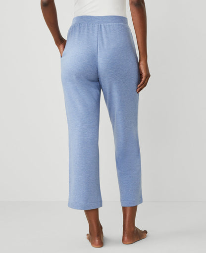 Heathered  Wide Leg Lounge Pant