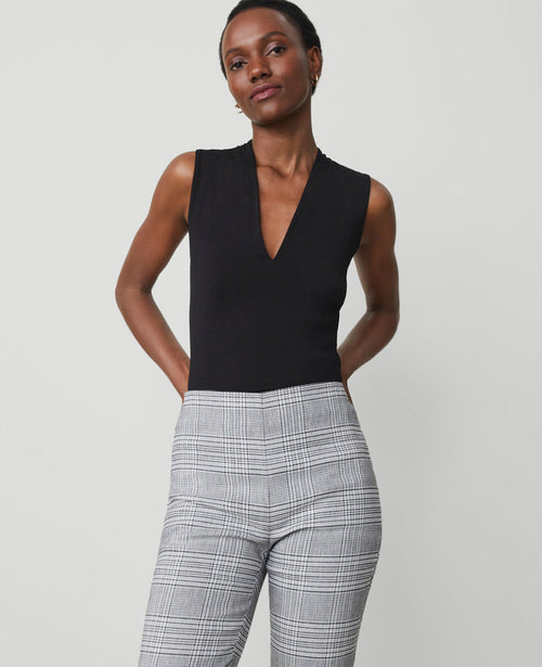 Sleeveless V-Neck Top
