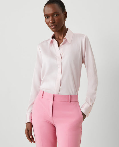 Petite Satin Essential Shirt