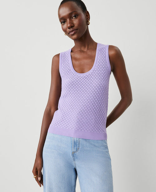 Stitched Sweater Shell