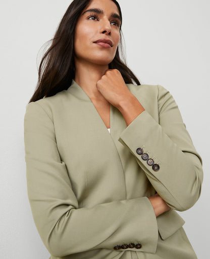 The Collarless Blazer