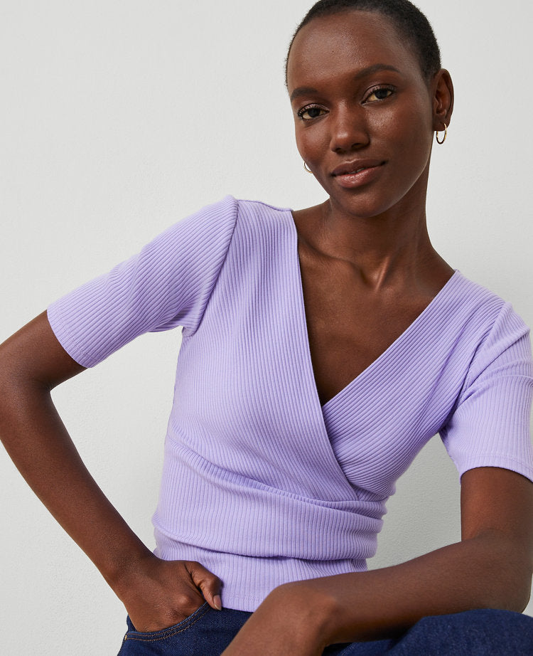 Crossover Neck Top