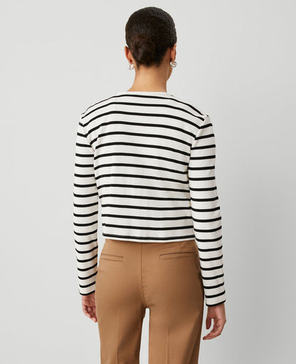 Weekend Collection Striped Knit Jacket