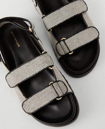 Weekend Collection Leather Slingback Sport Sandals