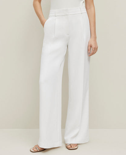 The Wide-Leg Pant in Crinkle Crepe