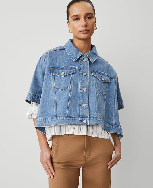 Weekend Collection Denim Poncho
