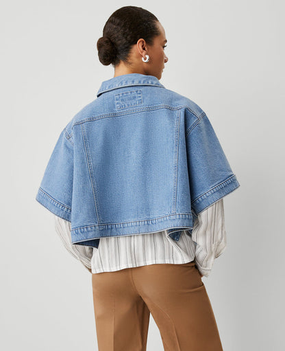 Weekend Collection Denim Poncho
