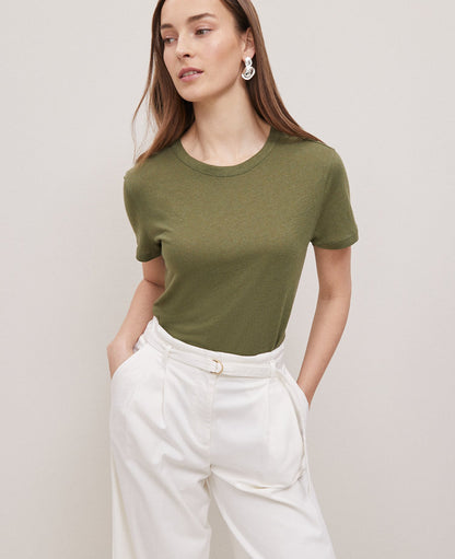 Weekend Collection Linen Blend Tee