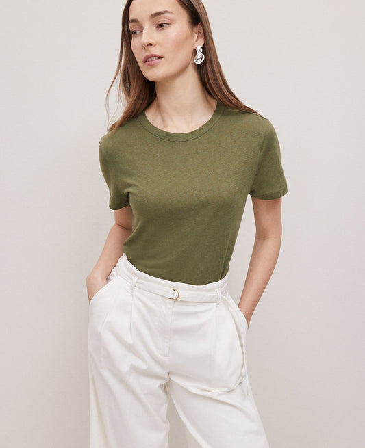 Weekend Collection Linen Blend Tee