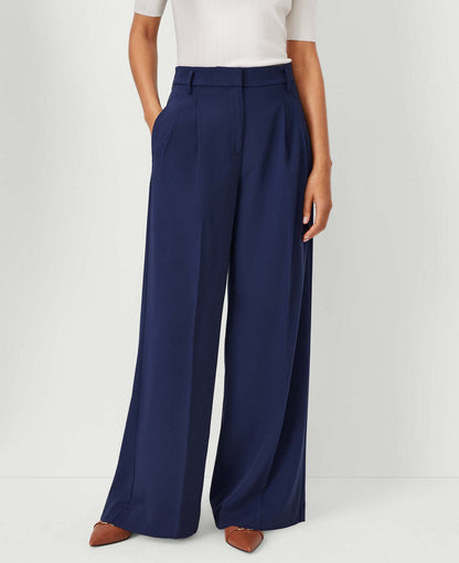 The Pleated Wide-Leg Pant