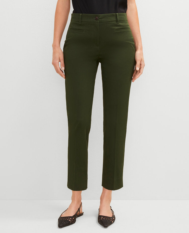 The Petite Cotton Crop Pant - Curvy Fit
