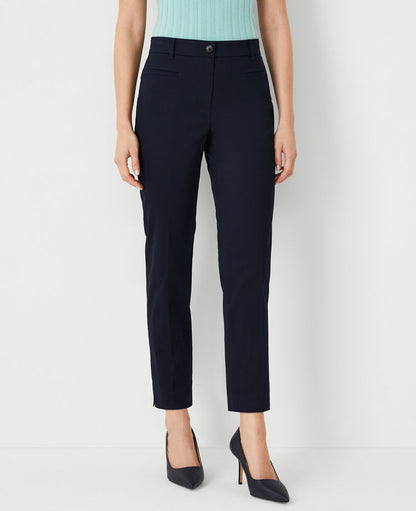 The Petite Cotton Crop Pant - Curvy Fit