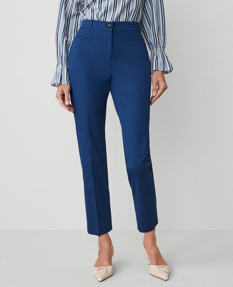 The Petite Cotton Crop Pant - Curvy Fit
