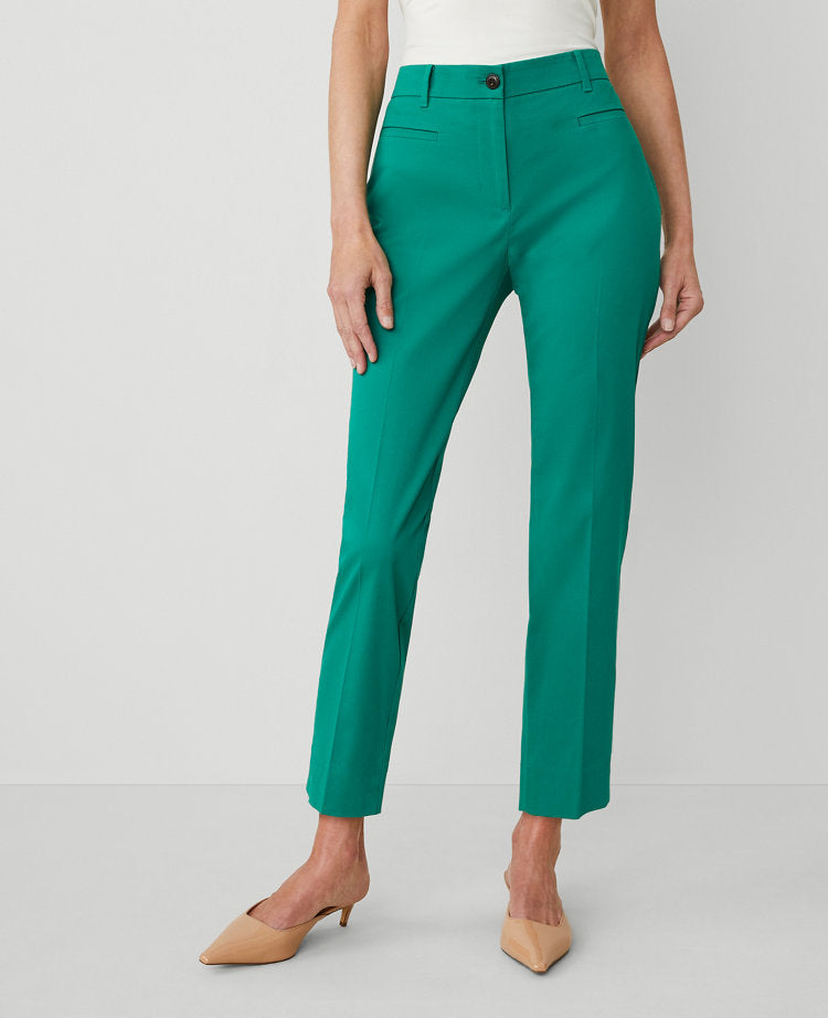 The Petite Cotton Crop Pant - Curvy Fit
