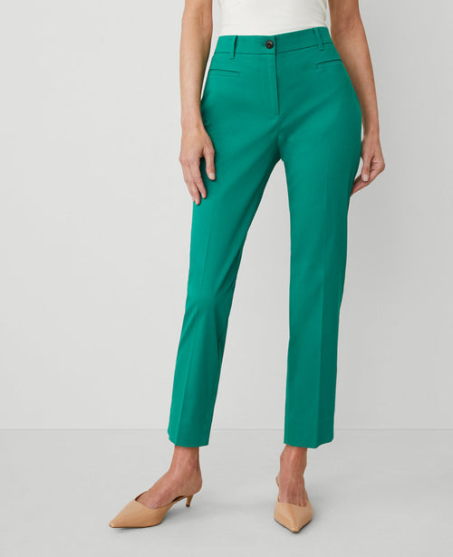 The Petite Cotton Crop Pant - Curvy Fit