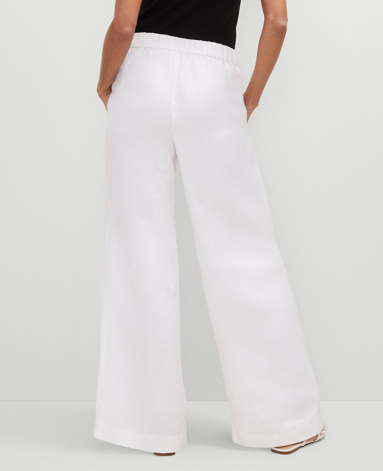 The Easy Palazzo Pant in Linen Blend