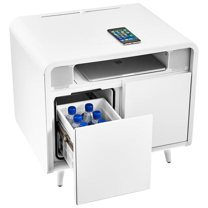 Smart Side Table with Thermoelectric Cooling Drawer