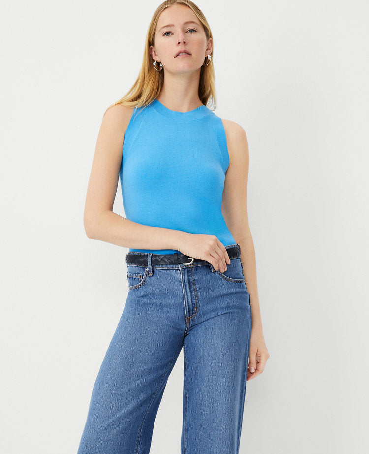 Petite Halter Sweater Shell