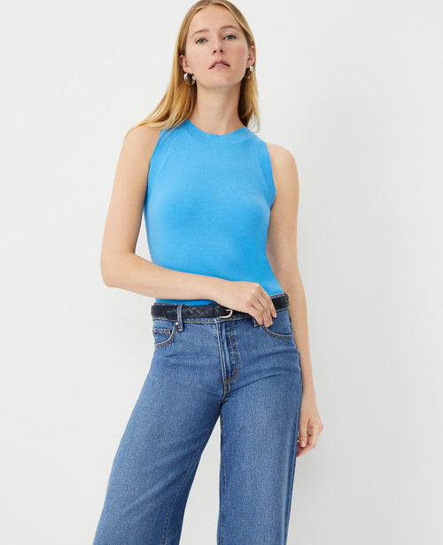 Petite Halter Sweater Shell