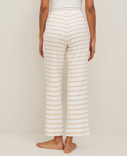 Ribbed Wide-Leg Lounge Pants