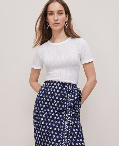 Weekend Collection Pointelle Tee