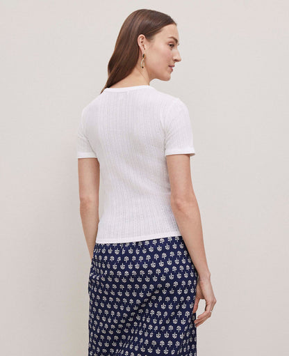 Weekend Collection Pointelle Tee