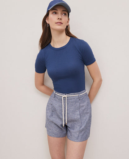 Weekend Collection Pointelle Tee