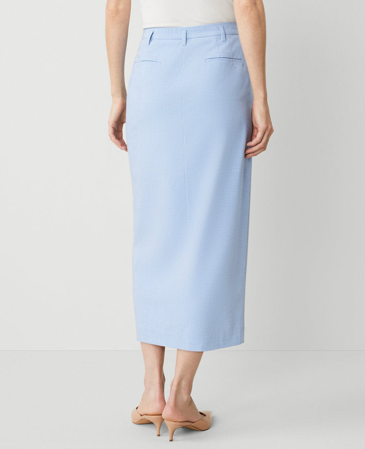 The Trouser Column Midi Skirt