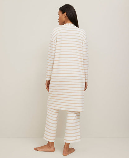 Ribbed Lounge Duster