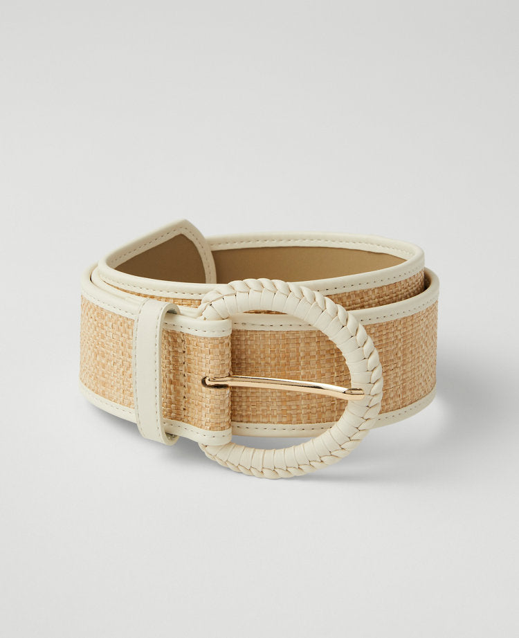Braided Trim Straw Belt