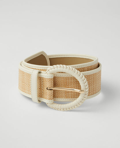 Braided Trim Straw Belt
