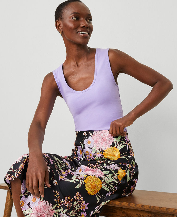 Modern Scoop Neck Tank Top