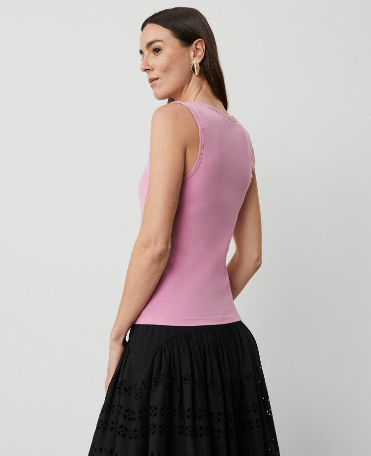 Modern Scoop Neck Tank Top