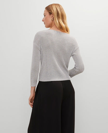 Lurex Ribbed Sweater