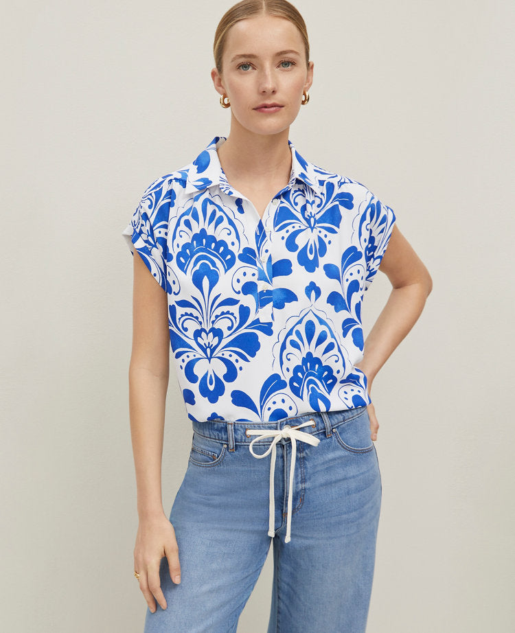 Tiled Split Neck Popover