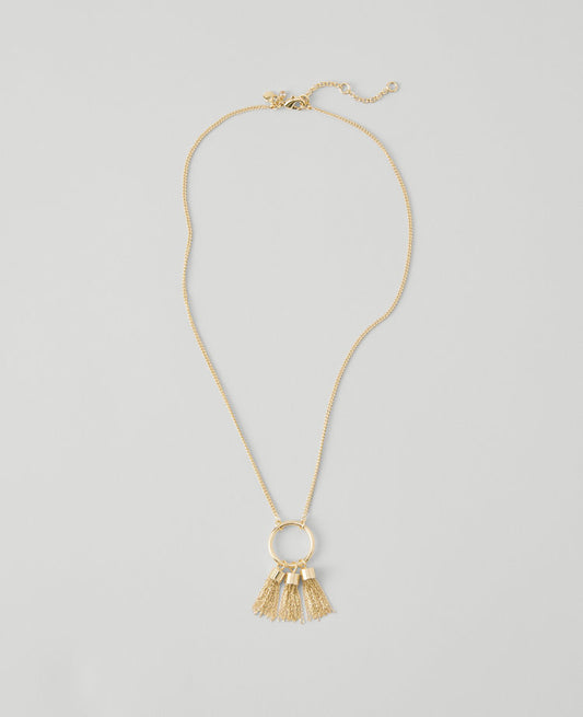 Triple Tassel Necklace