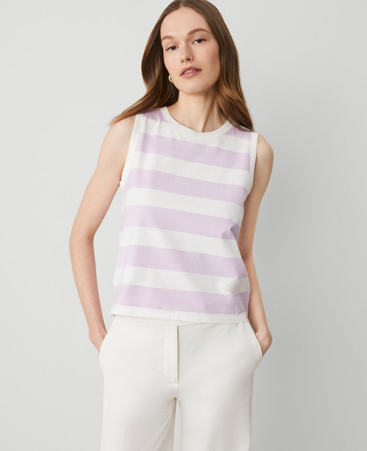 Striped Sleeveless Top